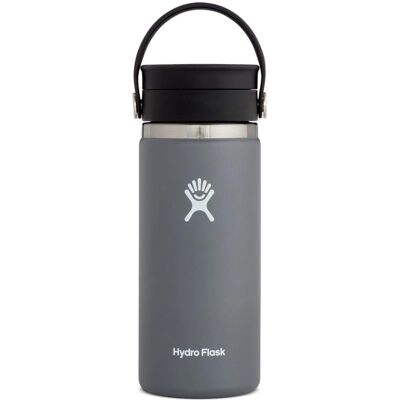 Hydro Flask - 16 oz - Gris - Bouteille isolante - Publicité Hydro Flask - 16 oz - Gris - Bouteille isolante - Publicité