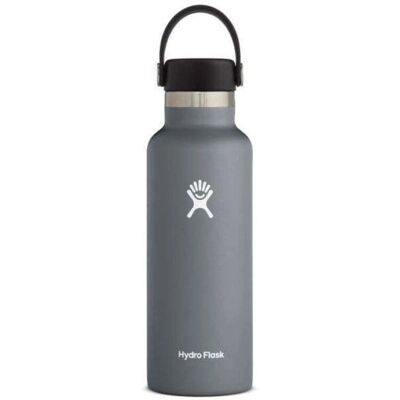 Hydro Flask Grå Standard Mouth Flaske - 18 oz - Unisex Hydro Flask Grå Standard Mouth Flaske - 18 oz - Unisex