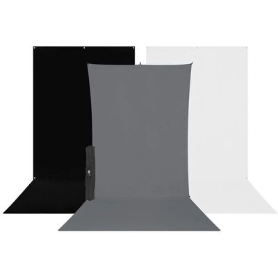 Kit de fonds 3 couleurs Westcott X-Drop - Système de photographie Kit de fonds 3 couleurs Westcott X-Drop - Système de photographie