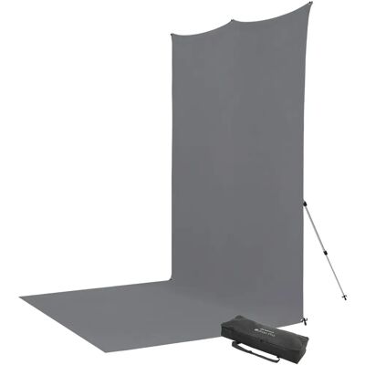 Westcott X-Drop Pro háttérkészlet - Semleges szürke, 8' x 13' Westcott X-Drop Pro háttérkészlet - Semleges szürke, 8' x 13'