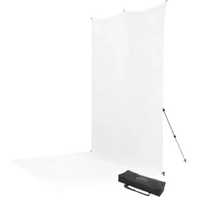 Westcott Fehér Háttér Szett - 8' x 13' - Gyűrődésmentes, Hordozható Westcott Fehér Háttér Szett - 8' x 13' - Gyűrődésmentes, Hordozható