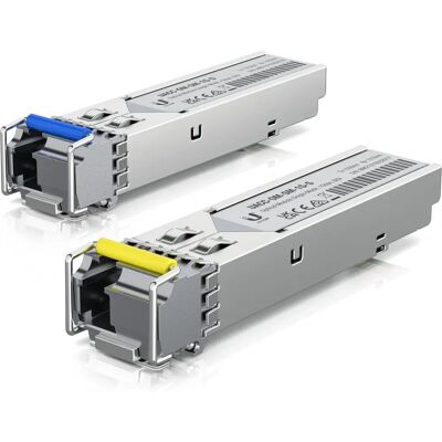 Ubiquiti UACC-OM-SM-1G-S-2 Glasvezel SFP - Netwerk Transceiver Ubiquiti UACC-OM-SM-1G-S-2 Glasvezel SFP - Netwerk Transceiver