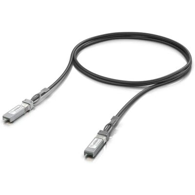 Ubiquiti UACC-DAC-SFP10-1M Zwart Glasvezelkabel - Glasvezelkabel Ubiquiti UACC-DAC-SFP10-1M Zwart Glasvezelkabel - Glasvezelkabel