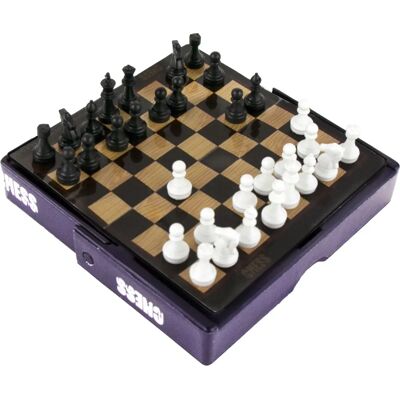 Super Impulse Plus Petit Jeu d’Échecs - Portable & Pliable - Publicité Super Impulse Plus Petit Jeu d’Échecs - Portable & Pliable - Publicité