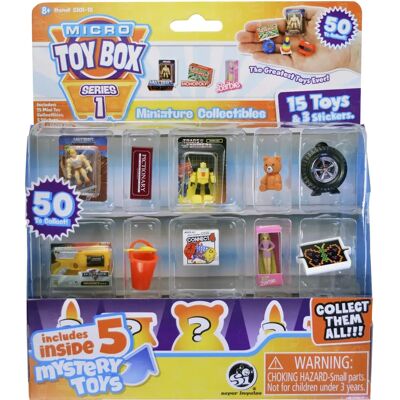Micro Toy Box Miniaturowe kolekcje - 15 Pakietów Micro Toy Box Miniaturowe kolekcje - 15 Pakietów