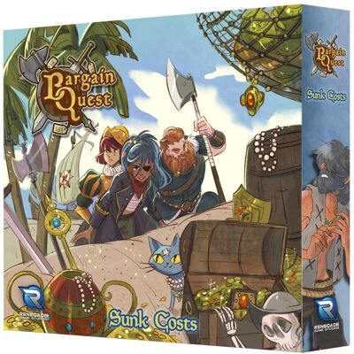 Renegade Game Studios Bargain Quest Sunk Costs Expansion - Nautical Adventure Renegade Game Studios Bargain Quest Sunk Costs Expansion - Nautical Adventure