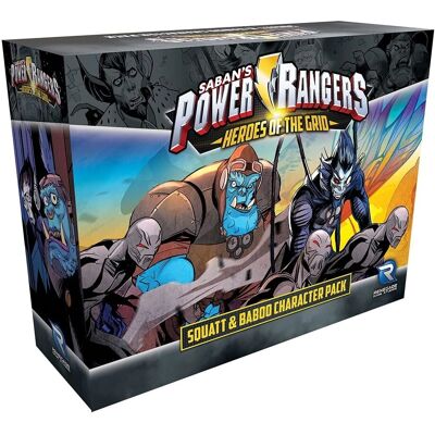 Renegade Power Rangers : Héros du Grille - Pack Squatt & Baboo - Publicité Renegade Power Rangers : Héros du Grille - Pack Squatt & Baboo - Publicité