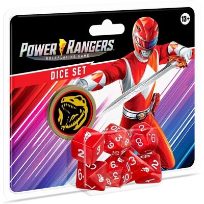 Renegade Game Studios Power Rangers Jeu de Dés de Qualité Premium 7 Pièces Rouge - Type de Produit Renegade Game Studios Power Rangers Jeu de Dés de Qualité Premium 7 Pièces Rouge - Type de Produit