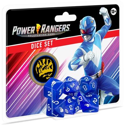 Renegade Power Rangers RPG Würfel Set Blau - Rollenspiel Zubehör Renegade Power Rangers RPG Würfel Set Blau - Rollenspiel Zubehör