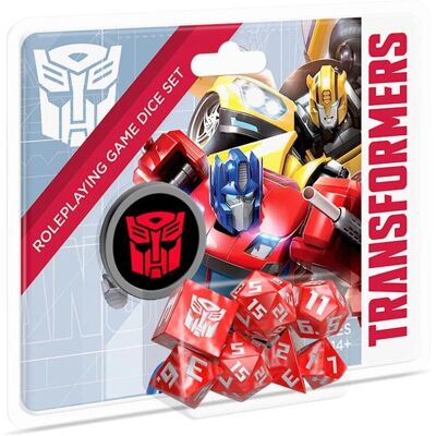Set de Dés Transformers RPG de Renegade - 8 pièces Set de Dés Transformers RPG de Renegade - 8 pièces