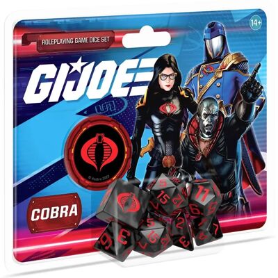 Renegade Game Studios G.I. Joe Jeu de Rôle - Ensemble de Dés Cobra Renegade Game Studios G.I. Joe Jeu de Rôle - Ensemble de Dés Cobra