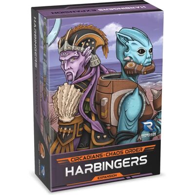 Renegade Game Studio Circadians Chaos Order Harbingers Extension - Jeu de société - Publicité Renegade Game Studio Circadians Chaos Order Harbingers Extension - Jeu de société - Publicité