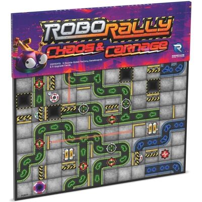 Renegade Game Studio Robo Rally Chaos & Carnage Expansion - Board Game Extension Renegade Game Studio Robo Rally Chaos & Carnage Expansion - Board Game Extension