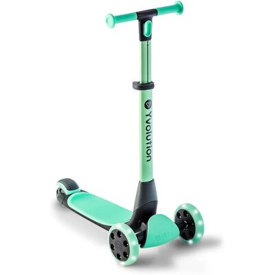 Patinete infantil Yvolution Y Glider Nua - Verde - Leve, Ajustável & Dobrável Patinete infantil Yvolution Y Glider Nua - Verde - Leve, Ajustável & Dobrável