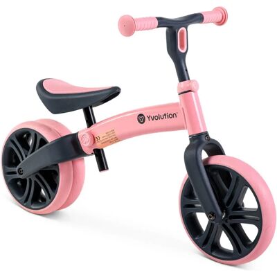 Yvolution Y Velo Junior Pink Balance Bike - Bicicleta de equilíbrio Yvolution Y Velo Junior Pink Balance Bike - Bicicleta de equilíbrio