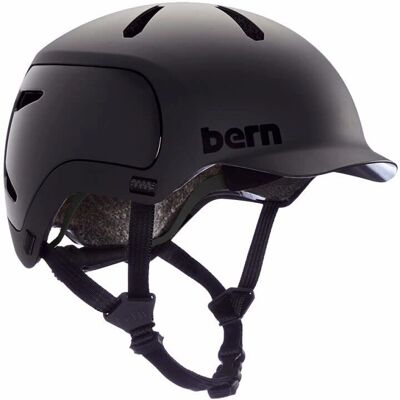 Bern Watts 2.0 - Casco bici nero opaco Large Bern Watts 2.0 - Casco bici nero opaco Large