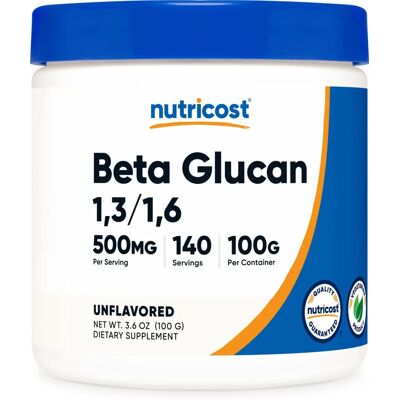 Nutricost Beta Glucan 500mg - Beta Glucan Powder Nutricost Beta Glucan 500mg - Beta Glucan Powder