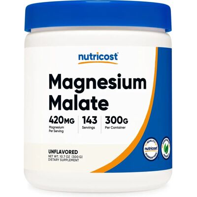 Nutricost Magnesium Malate Powder - Supplements Nutricost Magnesium Malate Powder - Supplements