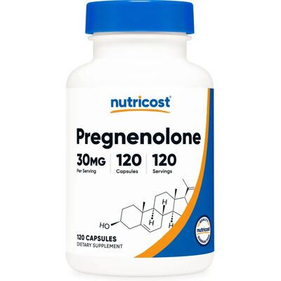 Nutricost Pregnenolone 30mg Capsule - Supplement Nutricost Pregnenolone 30mg Capsule - Supplement