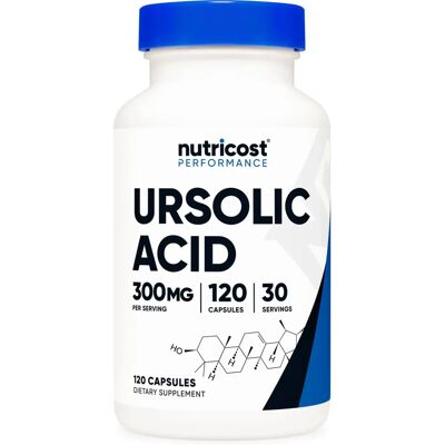Nutricost Ursolic Acid - 300 Mg - 120 Count Nutricost Ursolic Acid - 300 Mg - 120 Count