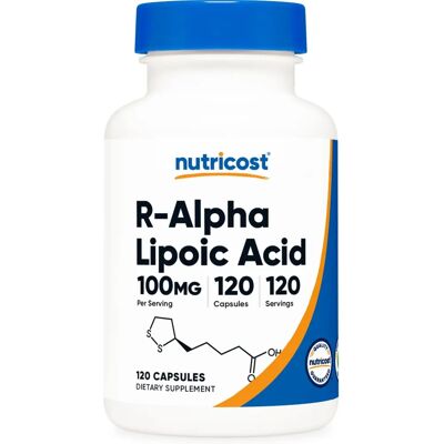 Nutricost R-Alfa-Liponsäure 100 Mg - Nahrungsergänzung Nutricost R-Alfa-Liponsäure 100 Mg - Nahrungsergänzung