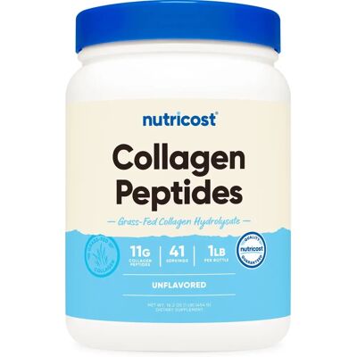 Nutricost Hydrolysat de Collagène - Poudre de Collagène Non Saveur - Publicité Nutricost Hydrolysat de Collagène - Poudre de Collagène Non Saveur - Publicité