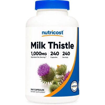 Nutricost Mariendistel 1000 Mg - Nahrungsergänzung Nutricost Mariendistel 1000 Mg - Nahrungsergänzung