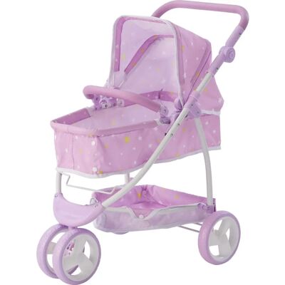 Teamson Kids Olivia's Little World Poussette 2-en-1 pour Poupées - Violet - Publicité Teamson Kids Olivia's Little World Poussette 2-en-1 pour Poupées - Violet - Publicité