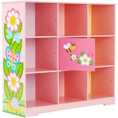 Teamson Kids Magischer Garten Verstellbarer Würfel Bücherregal - Kindermöbel Teamson Kids Magischer Garten Verstellbarer Würfel Bücherregal - Kindermöbel