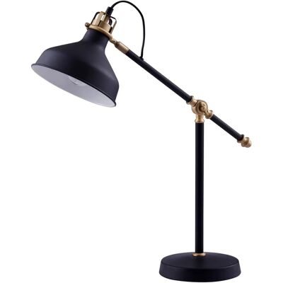 Teamson Home - Lampada da tavolo nera Mia - Luce di lettura regolabile Teamson Home - Lampada da tavolo nera Mia - Luce di lettura regolabile