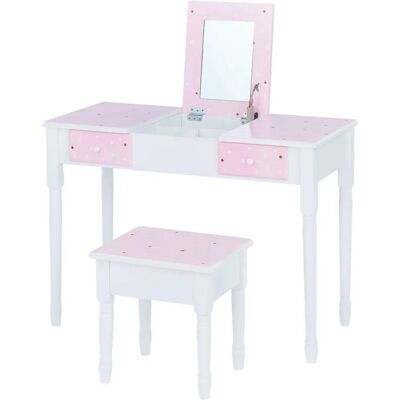 Teamson Kids Fantasy Fields 'Kate' Pink Play Vanity - Kids Bedroom Furniture Teamson Kids Fantasy Fields 'Kate' Pink Play Vanity - Kids Bedroom Furniture