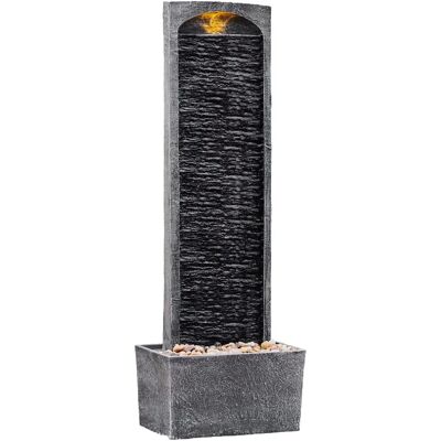 Teamson Home Garden Water Feature - Large Outdoor Straight Water Teamson Home Garden Water Feature - Large Outdoor Straight Water