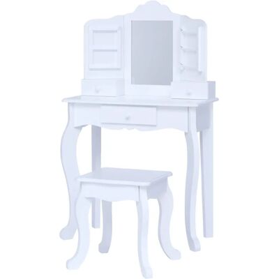 Teamson Kids Fantasy Fields Kinder-Beauty-Set Weiß - Schminktisch Teamson Kids Fantasy Fields Kinder-Beauty-Set Weiß - Schminktisch