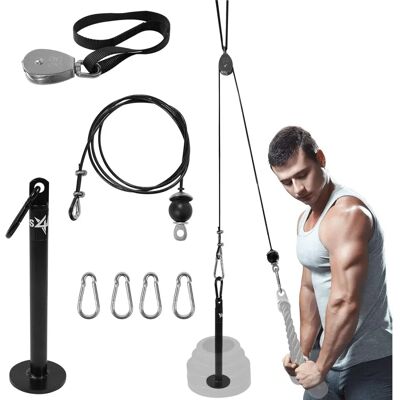Yes4All UU2F - Équipement de gym - Système de poulie avec broche de charge Yes4All UU2F - Équipement de gym - Système de poulie avec broche de charge