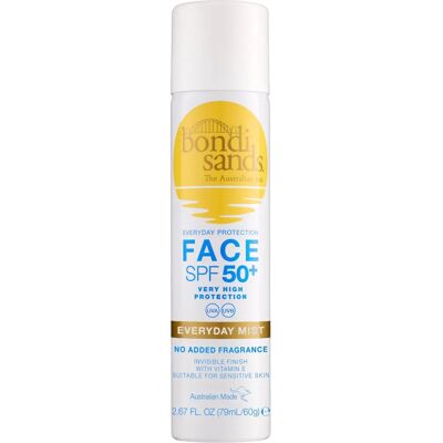 Bondi Sands SPF50+ Fragrance Free Face Mist 60g Bondi Sands SPF50+ Fragrance Free Face Mist 60g