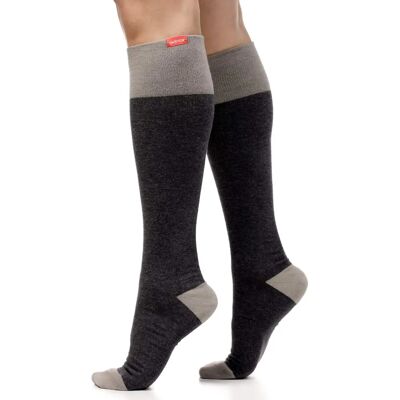 Vim & Vigr katoenen compressiesokken - Grijs - Voor heren & dames Vim & Vigr katoenen compressiesokken - Grijs - Voor heren & dames