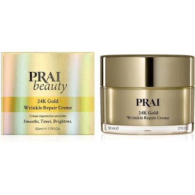 Prai 24K Gold Wrinkle Repair Face Creme 50ml - Skin Elasticity & Radiance Prai 24K Gold Wrinkle Repair Face Creme 50ml - Skin Elasticity & Radiance