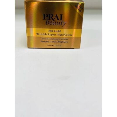 Prai 24K Gold Wrinkle Repair Night Crème - Night Cream for Mature Skin Prai 24K Gold Wrinkle Repair Night Crème - Night Cream for Mature Skin