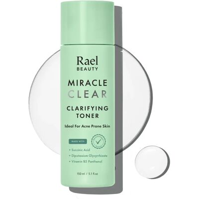 Rael Miracle Clear Tônico Clarificante - Rosto & Pescoço - Pele Propensa à Acne Rael Miracle Clear Tônico Clarificante - Rosto & Pescoço - Pele Propensa à Acne