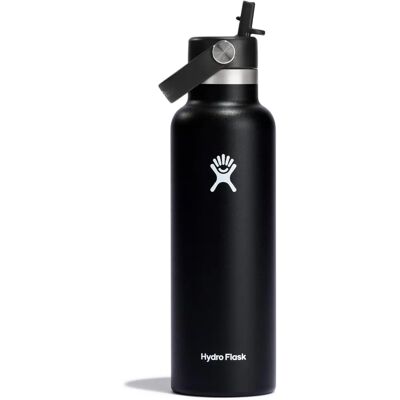 Hydro Flask 621ml Vacuum Insulated Water Bottle - Black Hydro Flask 621ml Vacuum Insulated Water Bottle - Black