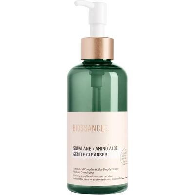 Biossance Squalane + Aloe Amino Nettoyant Doux - Gel Nettoyant - Publicité Biossance Squalane + Aloe Amino Nettoyant Doux - Gel Nettoyant - Publicité