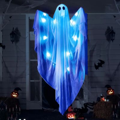 Joyin Fantasma Suspenso Iluminado de 120cm - Decoração de Halloween Joyin Fantasma Suspenso Iluminado de 120cm - Decoração de Halloween