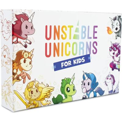 TeeTurtle Unstable Unicorns Kids Editie Kaartspel - Kleurrijk TeeTurtle Unstable Unicorns Kids Editie Kaartspel - Kleurrijk