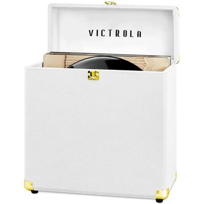Victrola Almacenamiento y estuche portátil para discos de vinilo vintage - Record Storage Case Victrola Almacenamiento y estuche portátil para discos de vinilo vintage - Record Storage Case