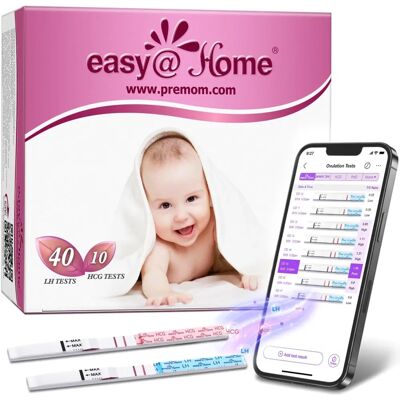 Easy@Home - 40/10 Kit - 5mm - Premom App - Test Strips Easy@Home - 40/10 Kit - 5mm - Premom App - Test Strips