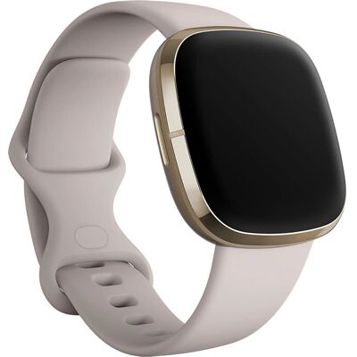 Fibbia in silicone Lunar White per Fitbit Versa 3/Sense - Accessorio smartwatch Fibbia in silicone Lunar White per Fitbit Versa 3/Sense - Accessorio smartwatch