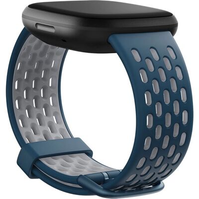 Fitbit FB174SBNVGYS Niebiesko/Szary Pasek sportowy do Sense & Versa 3 Fitbit FB174SBNVGYS Niebiesko/Szary Pasek sportowy do Sense & Versa 3