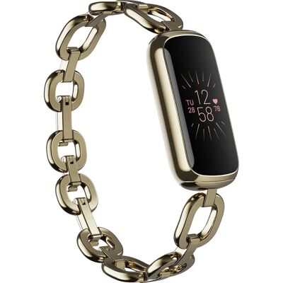 Fitbit Luxe SE - Gold Fitness- & Wellness-Tracker mit AMOLED & Herzfrequenz Fitbit Luxe SE - Gold Fitness- & Wellness-Tracker mit AMOLED & Herzfrequenz