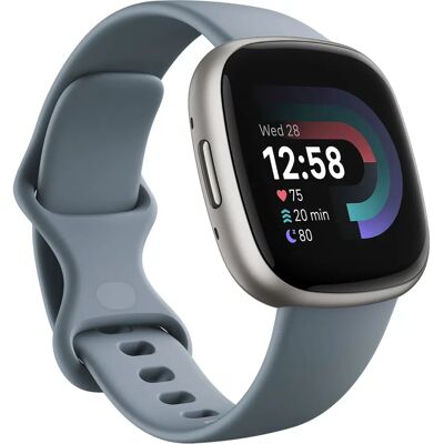 Fitbit Versa 4 - Wodospad Niebieski/Aluminium Platynowy Fitbit Versa 4 - Wodospad Niebieski/Aluminium Platynowy