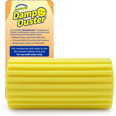 Scrub Daddy Duster Jaune Humide - Éponge de Nettoyage Scrub Daddy Duster Jaune Humide - Éponge de Nettoyage